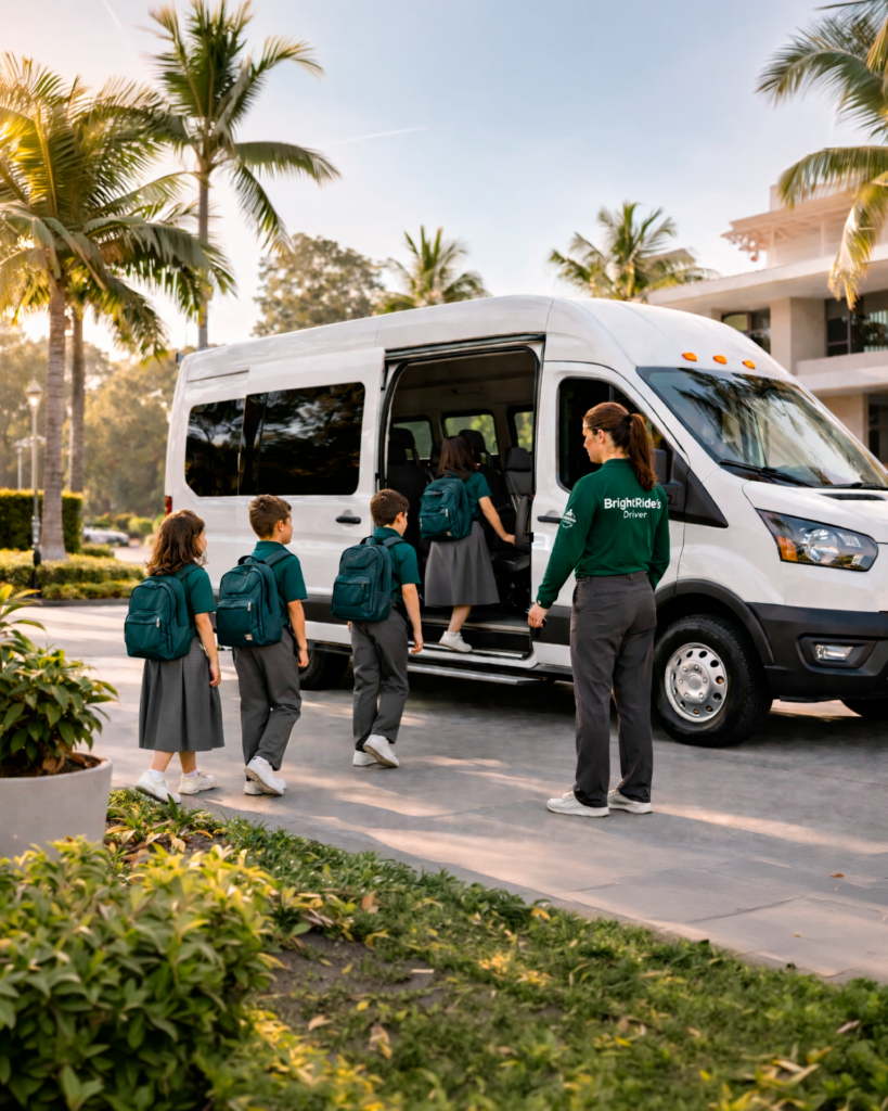 Student shuttle service in Miami and Fort Lauderdale