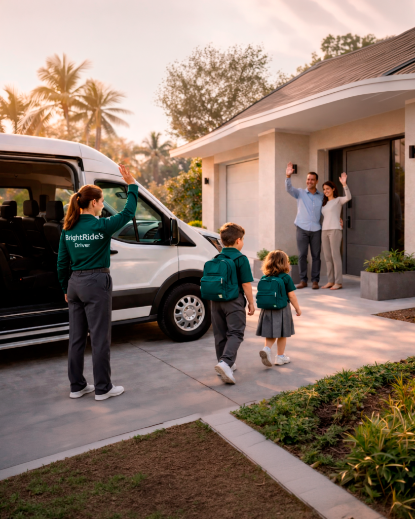 School transportation pickup service for students in South Florida
