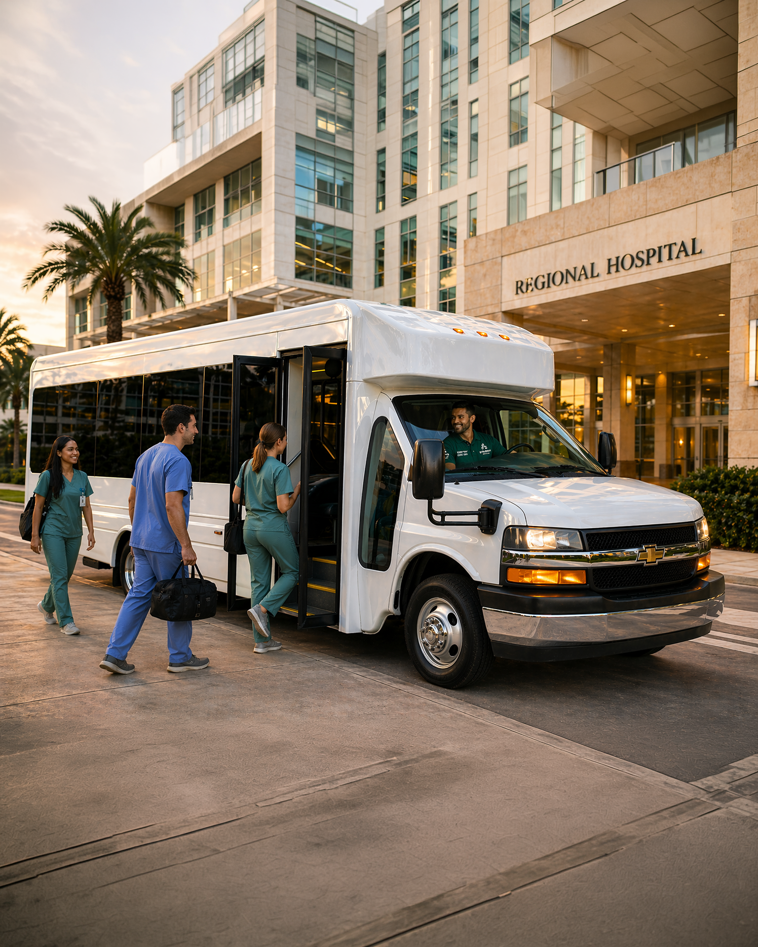 Healthcare transportation service for staff and patients in South Florida